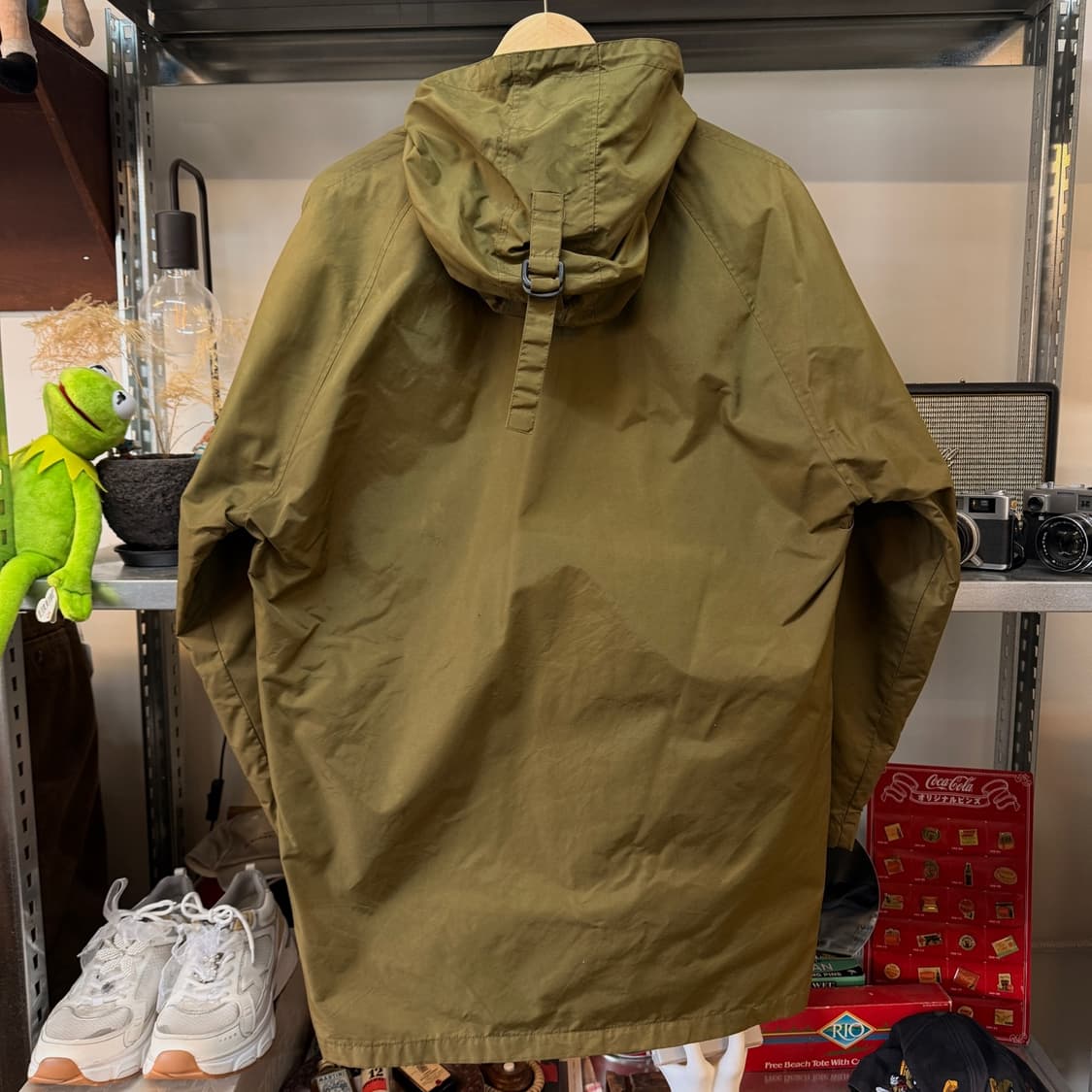 스피왁 골든 플리스 페이딩 라이트 나일론 밀리터리 파카 자켓 ~ L 상품이미지3