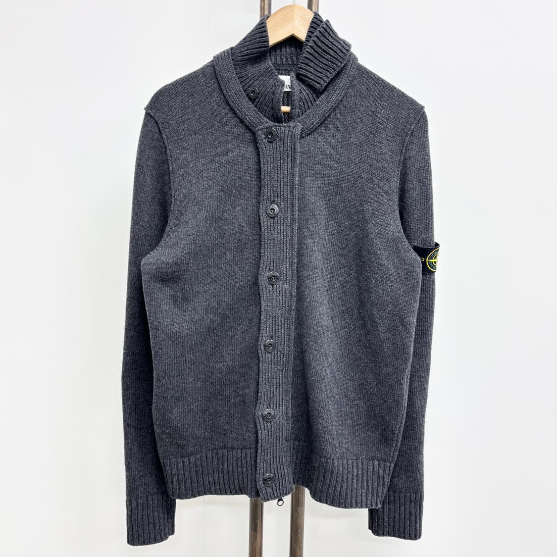 [L]스톤아일랜드 이중 니트집업 상품이미지1