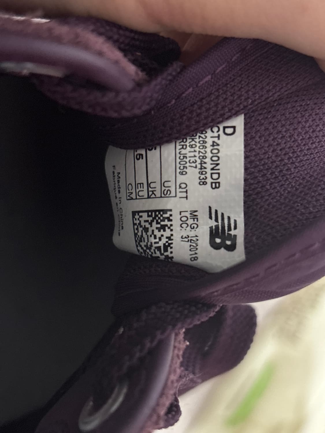 뉴발란스 400 스니커즈CT400NDB 퍼플 상품이미지3