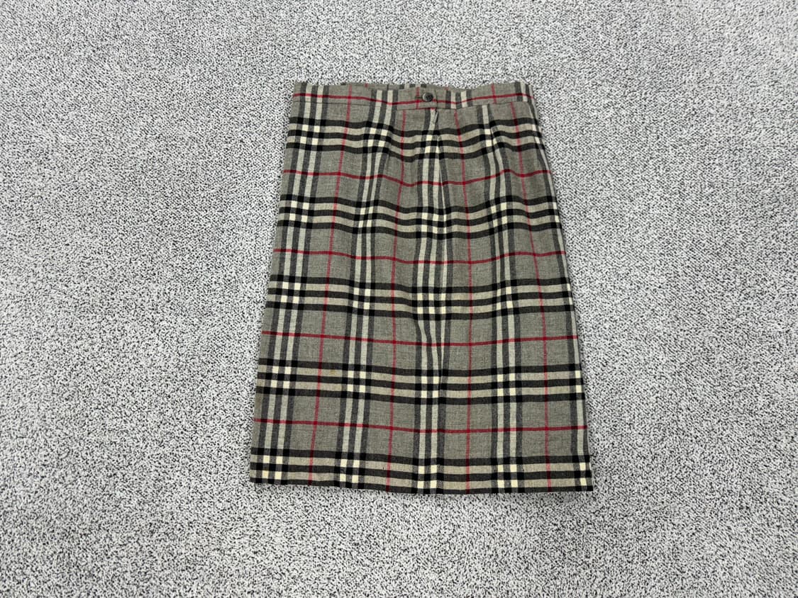 버버리 노바체크 울스커트 상품이미지1