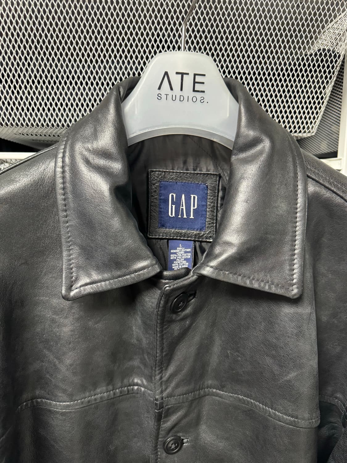 올드 갭 레더 카코트 L old gap leather car coat L 상품이미지10