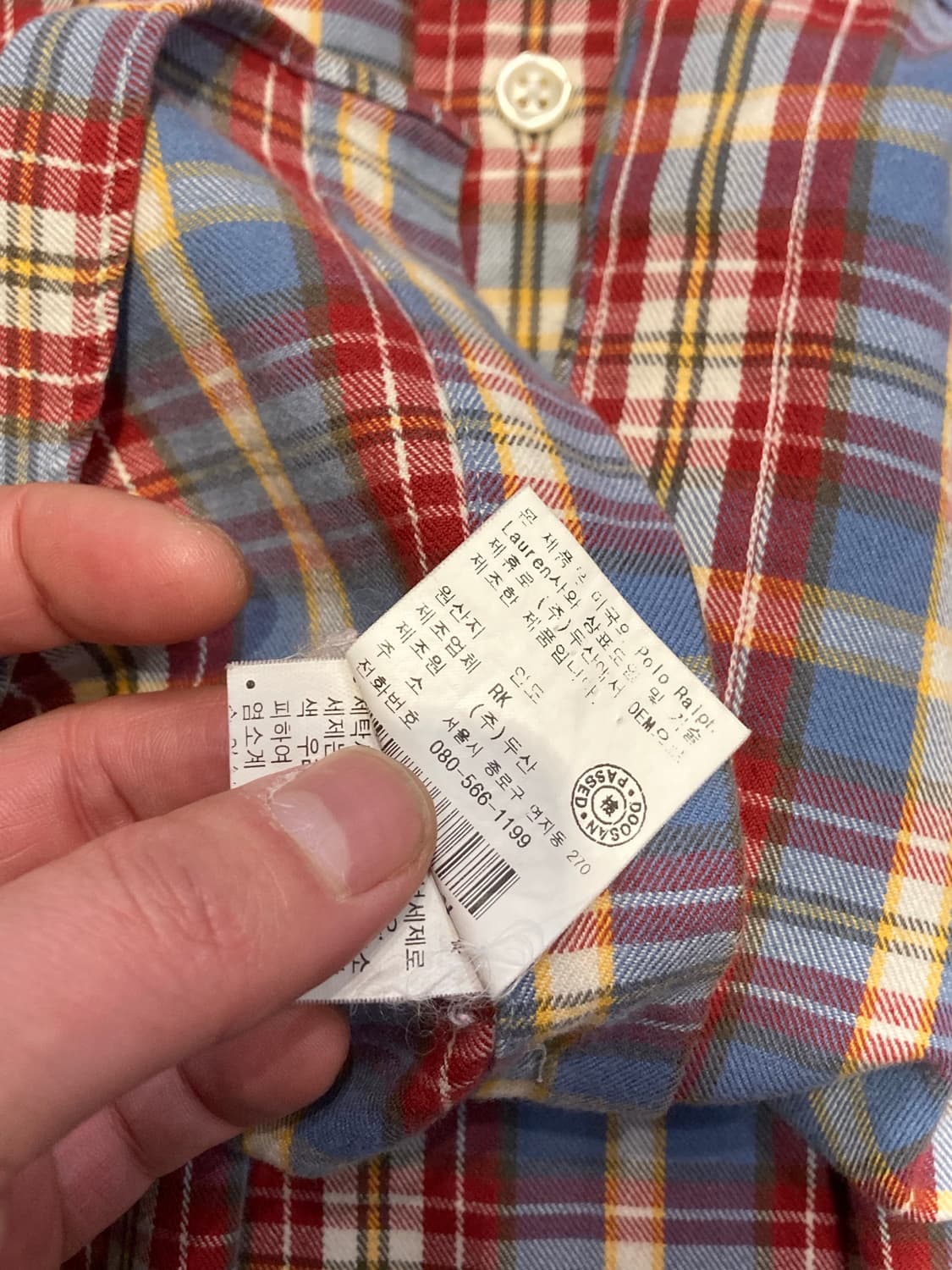 폴로 체크셔츠 상품이미지4