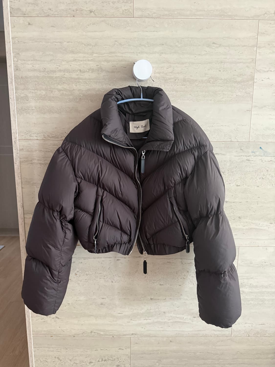 덕다운 브라운 숏패딩 상품이미지5