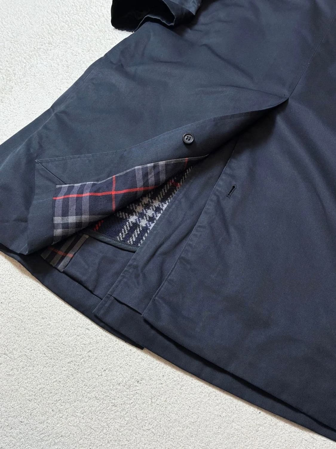 버버리 90's 싱글 안감 내피 싱글 트렌치 코트 PN7519 상품이미지8