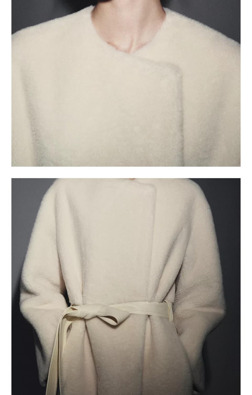 ZARA ZW 리미티드 페이크 퍼 코트 / SOLD OUT / 새상품 상품이미지3