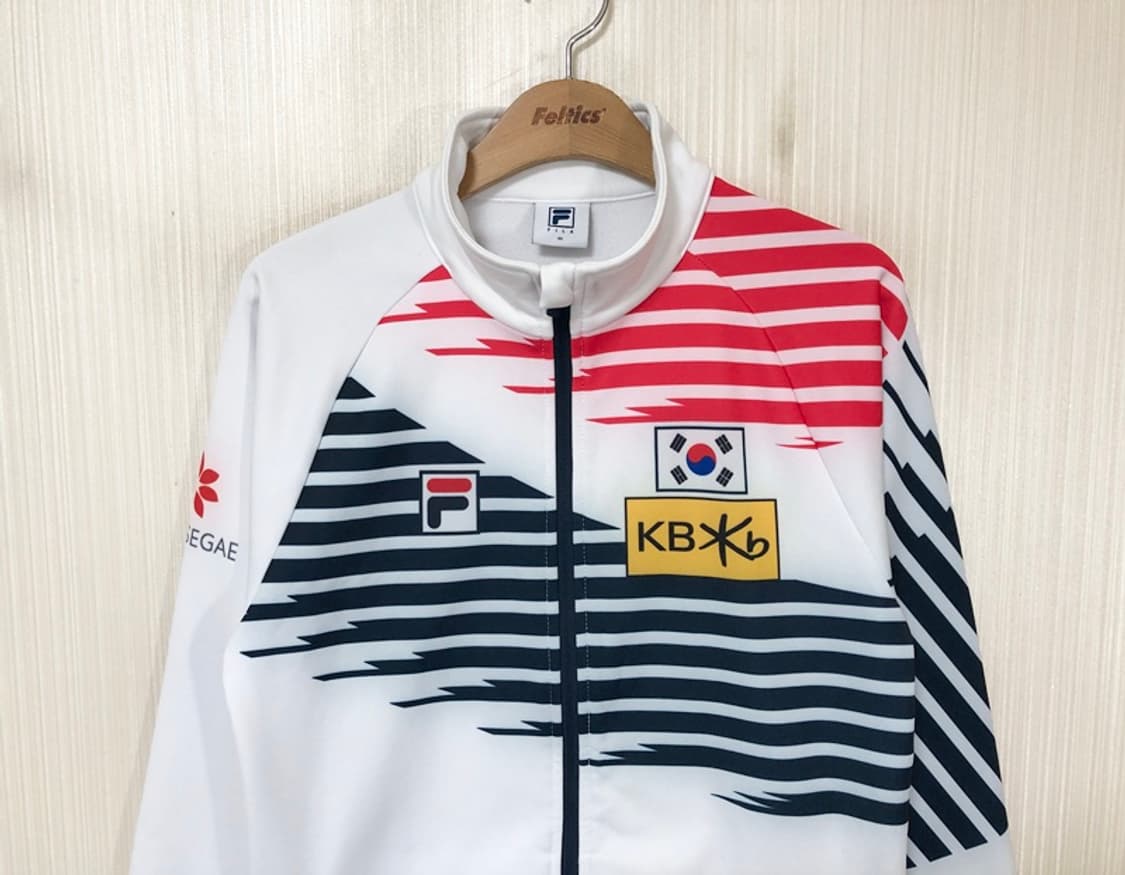 필라국대 국대KOREA 컬링국가대표팀 선수실착 플리스자켓 95 상품이미지2