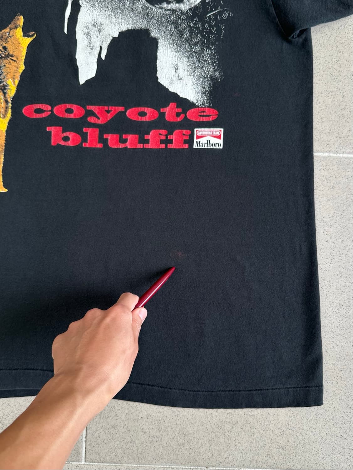 90s 빈티지 말보로 코요테 티셔츠 XL 상품이미지4