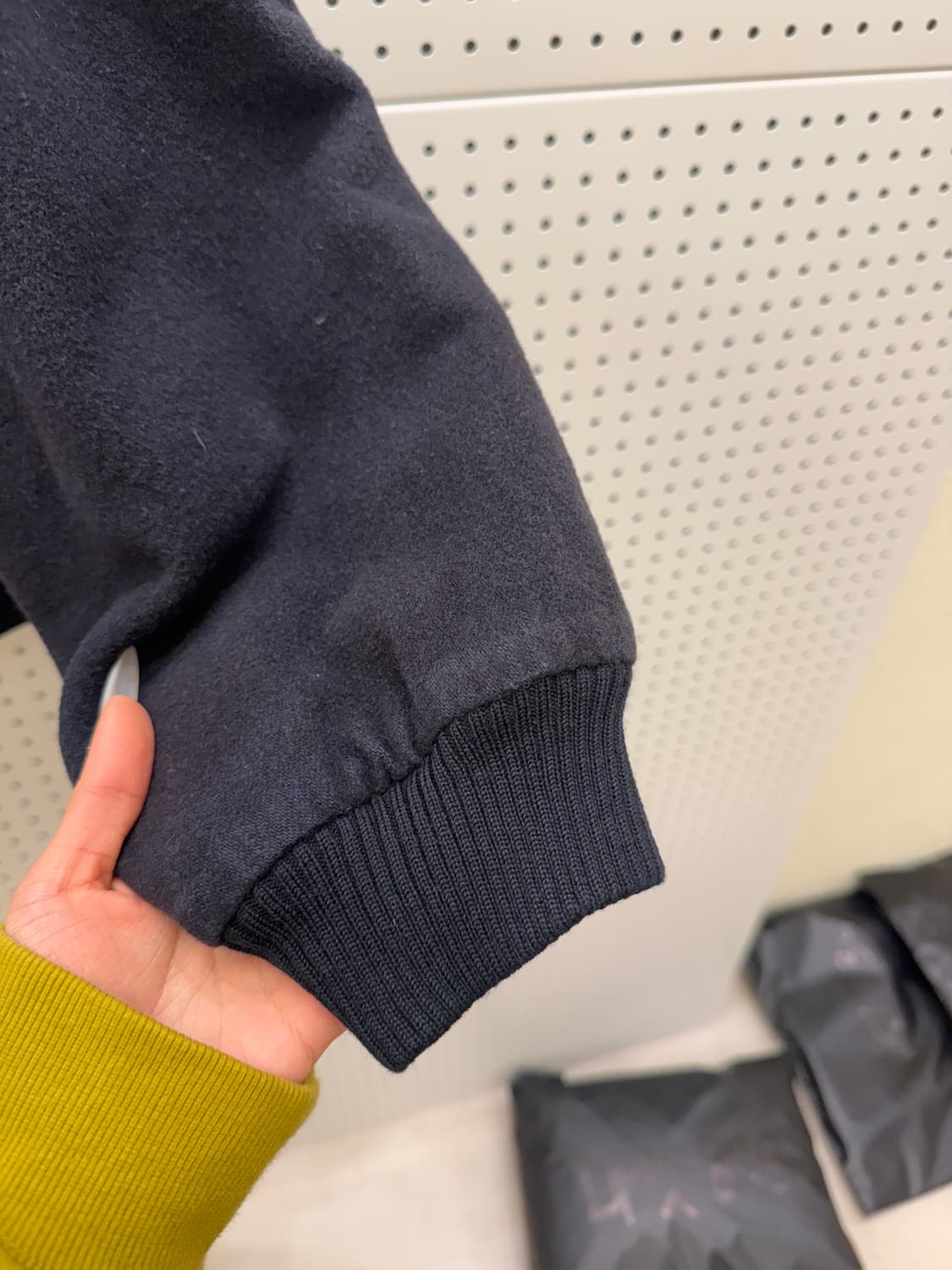 아디다스 올드스쿨 스몰로고 모직 자켓 U762 상품이미지4