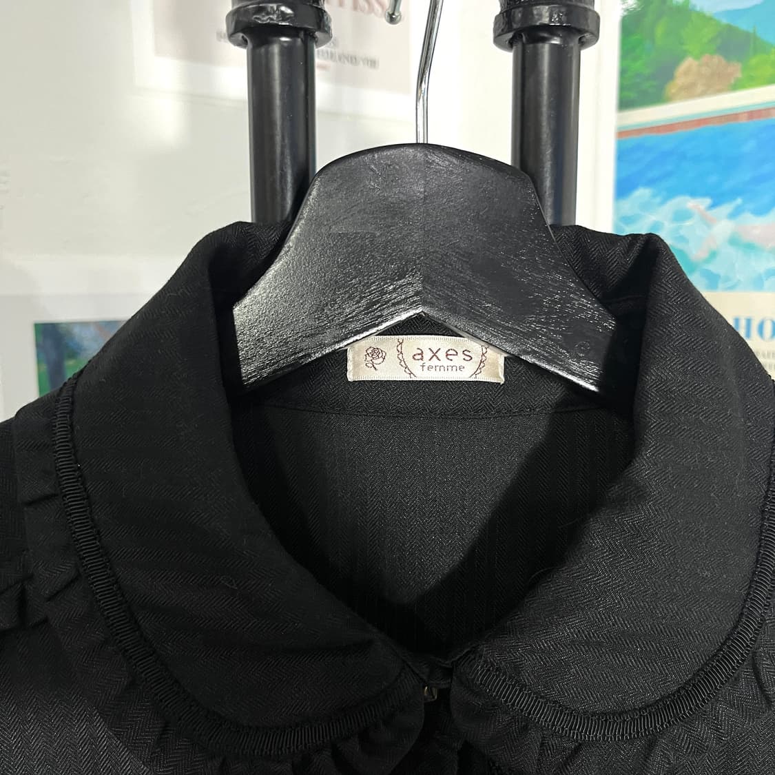 엑시즈팜 레이스디테일 티어드 원피스 상품이미지9