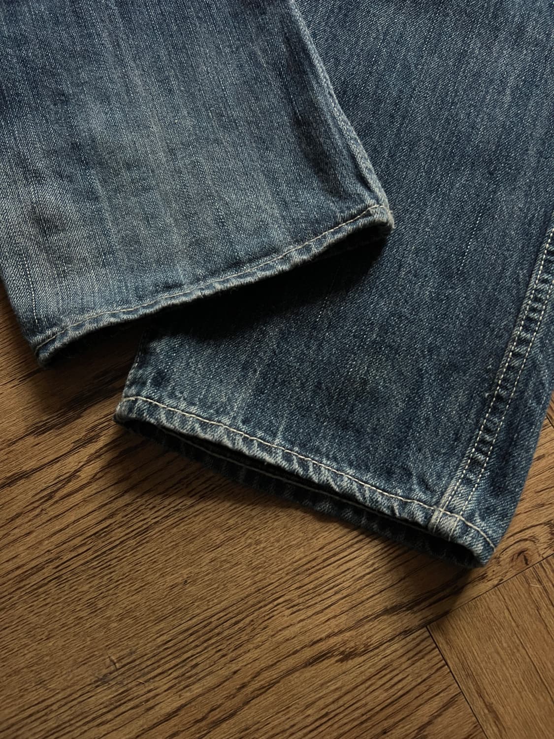 [36]Global Work 글로벌워크 서스펜더 버튼 퍼티그 데님 팬츠 상품이미지6