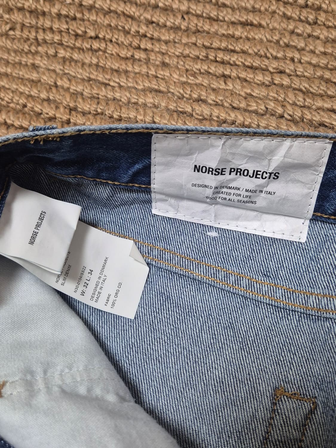 Norse Projects 노스프로젝트 이태리 메이드 데님 상품이미지5