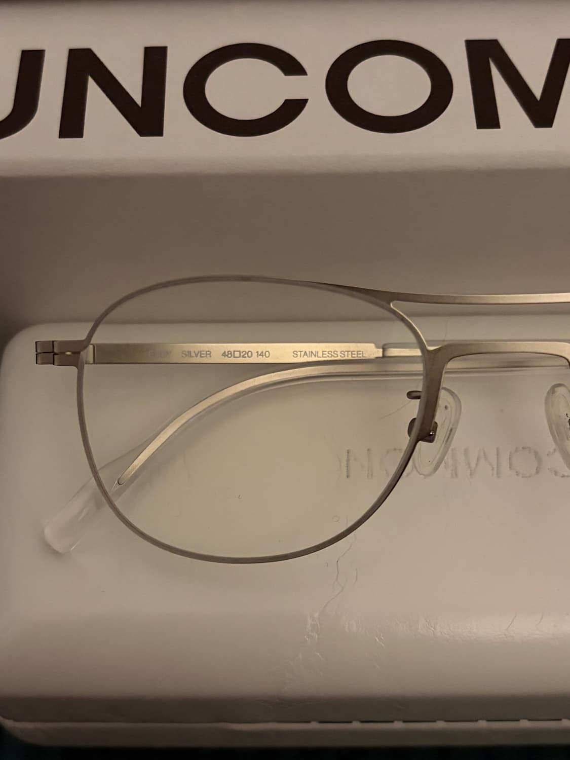 언커먼아이웨어 26ss신상 EDDY 실버 상품이미지2