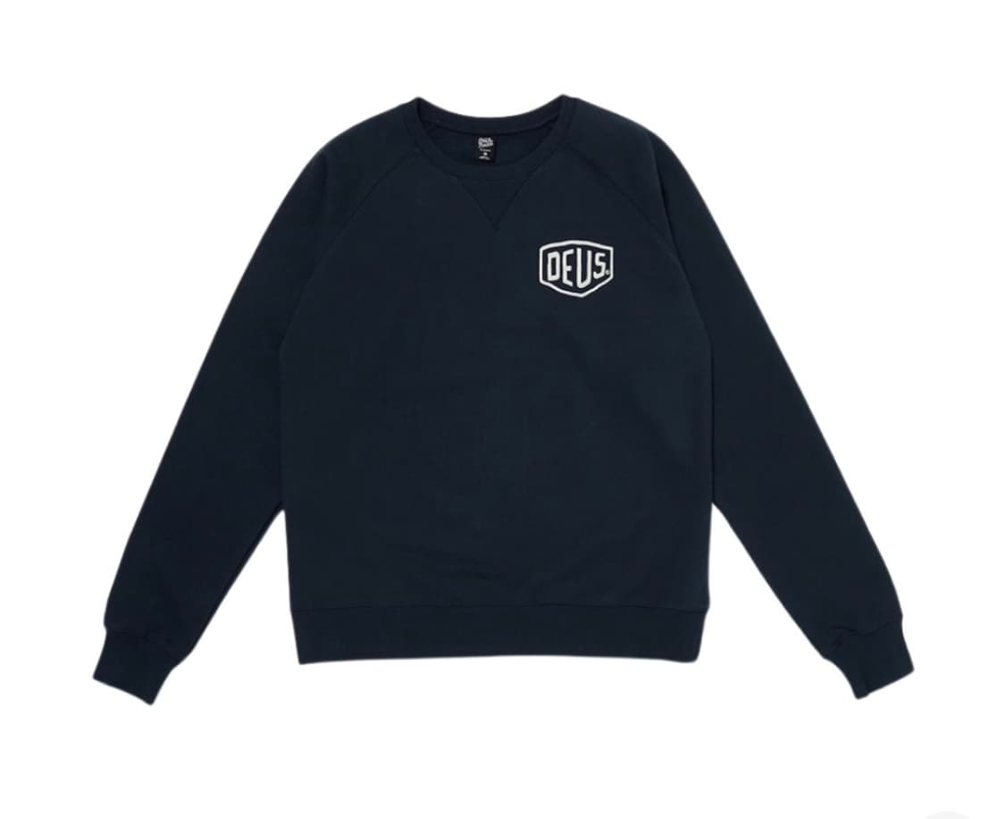 (반택가능) 네이비 / 데우스 엑스 마키나 서울 어드레스 크루넥 상품이미지1