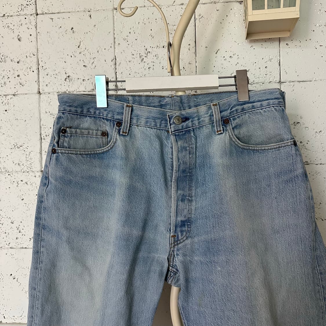 38 리바이스 501 데님 반바지 상품이미지2