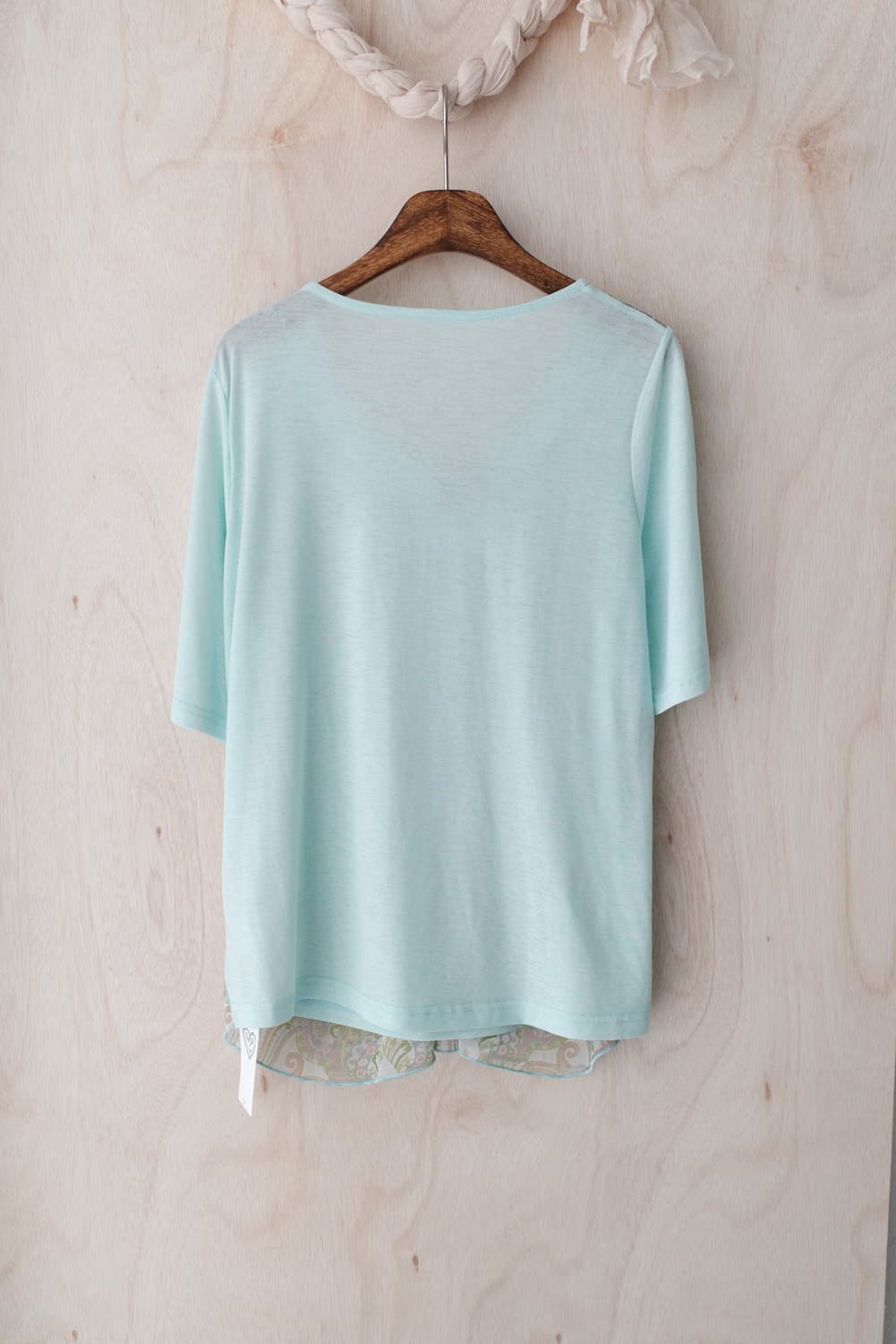 paisley shirring half T 상품이미지2