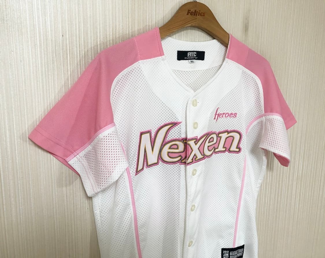 KBO ATC 넥센(키움)히어로즈 핑크유니폼 85 #16 강정호(싸인) 상품이미지5