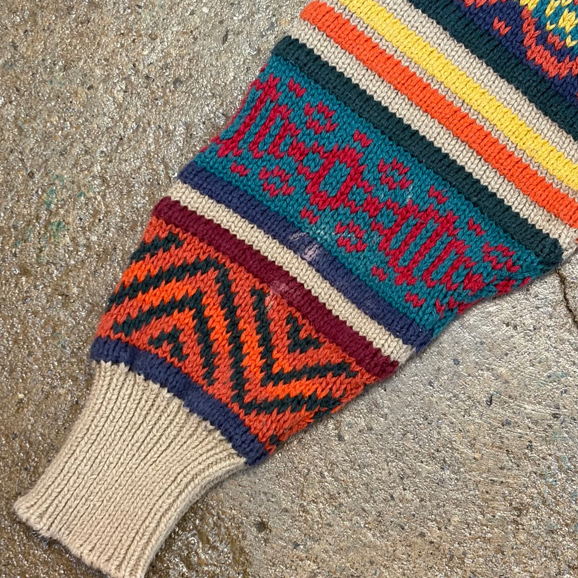 90s Made in USA 빈티지 코튼 니트 상품이미지6