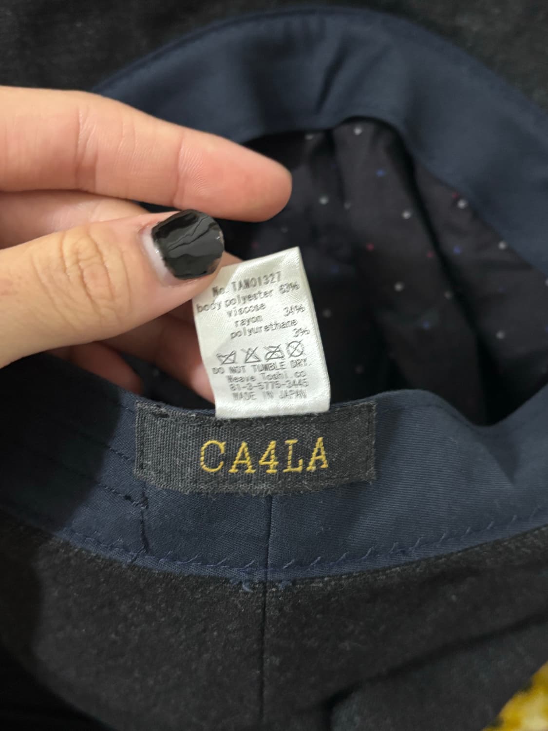 Ca4la drape work cap 상품이미지4
