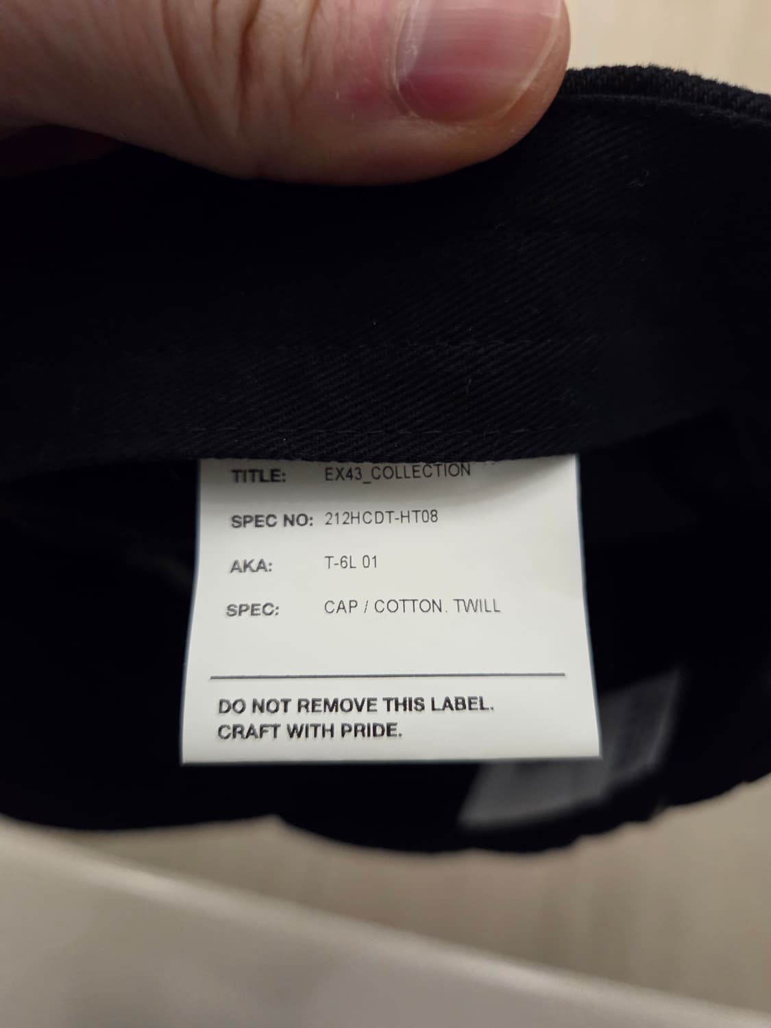 WTAPS 더블탭스 모자 상품이미지3