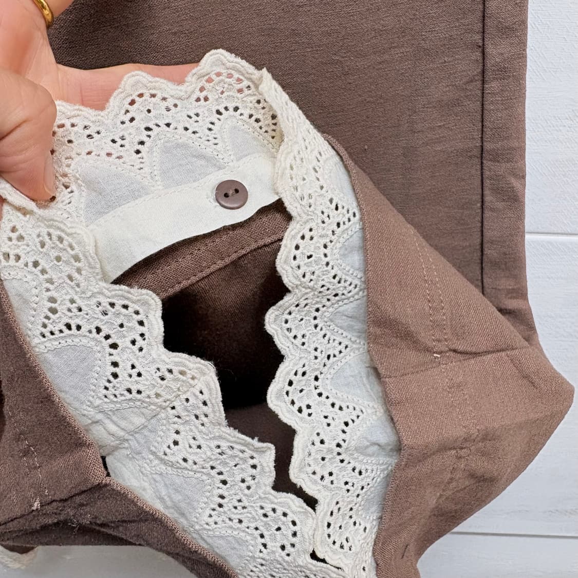 SM2 린넨 코튼 버뮤다 모리걸 레이스 팬츠  JPN 상품이미지4