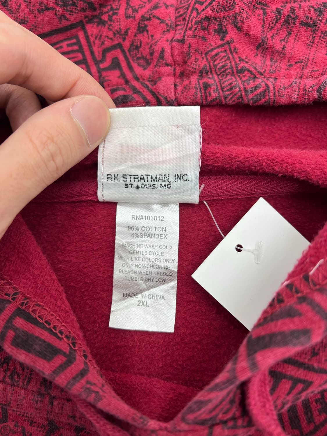 할리 데이비슨 풀 프린팅 후드티 상품이미지4