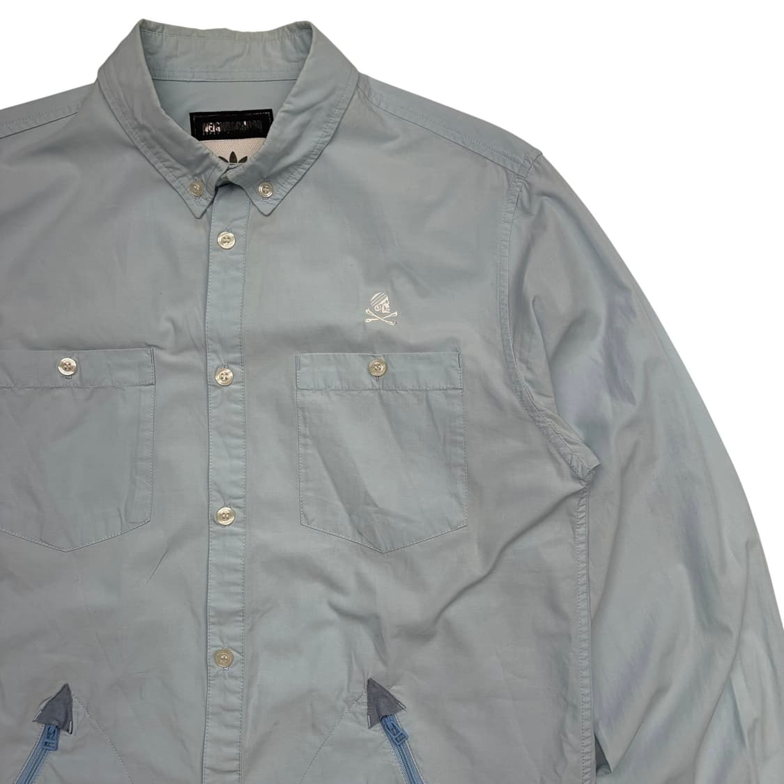 아디다스 X 네이버후드 스카이블루 옥스 셔츠 M 상품이미지5