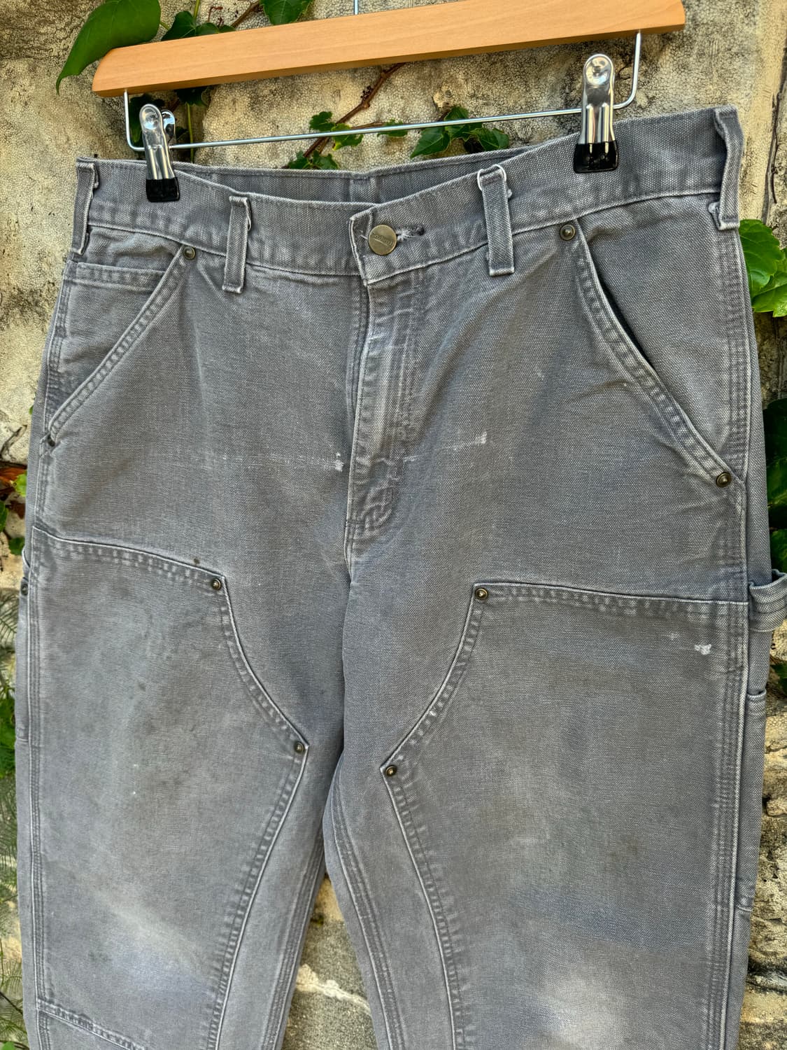 칼하트 b136 gvl distressed 더블니 워크 팬츠 32 상품이미지3