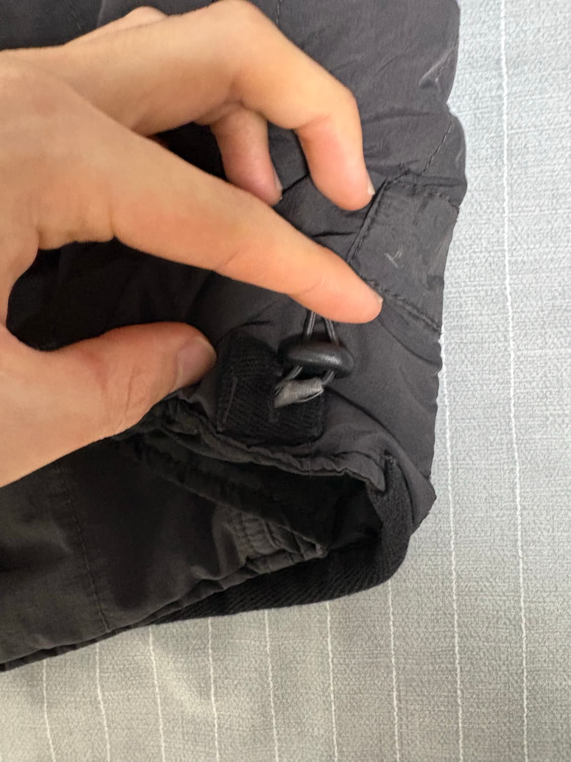 [2] 폴리테루 리버시블 라이너 자켓 블랙+차콜 상품이미지6