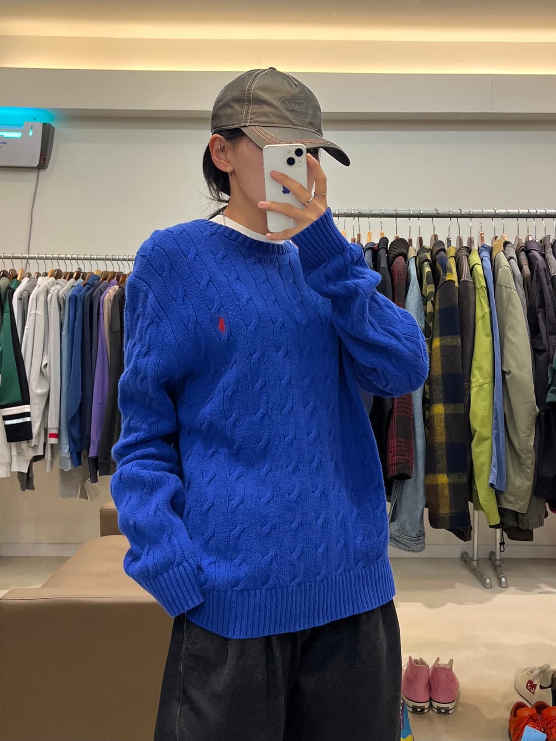 폴로 랄프로렌 꽈배기 니트 상품이미지5