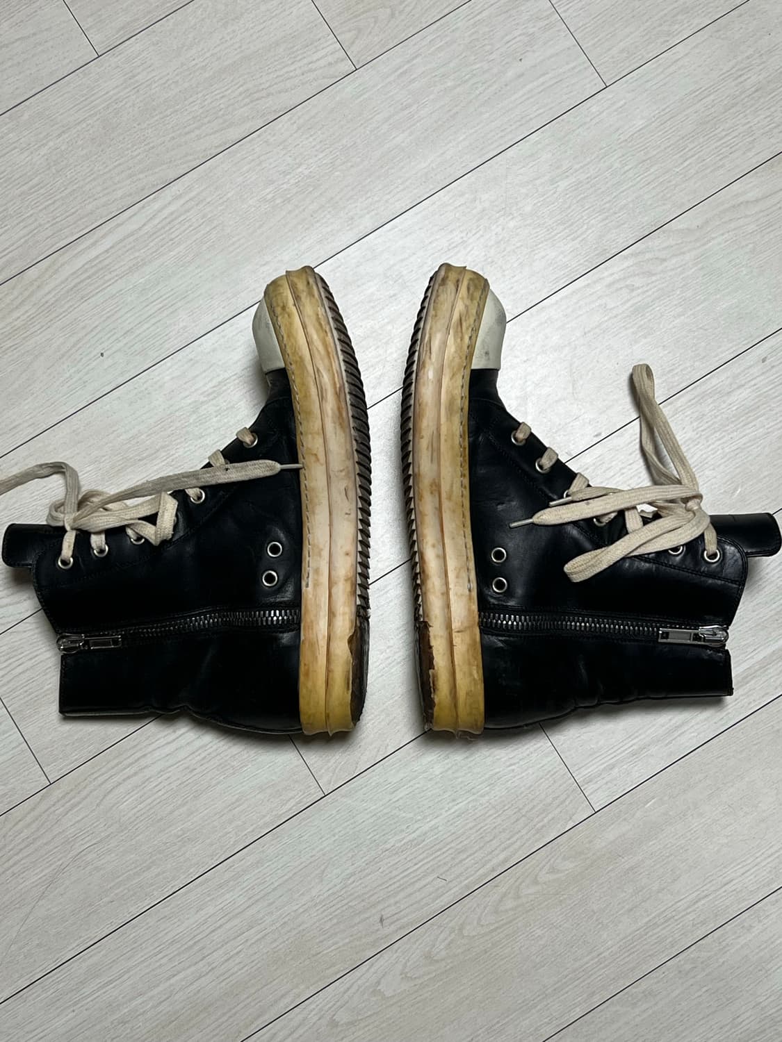 릭오웬스 16FW 라몬즈 하이 (39.5/255) 상품이미지3