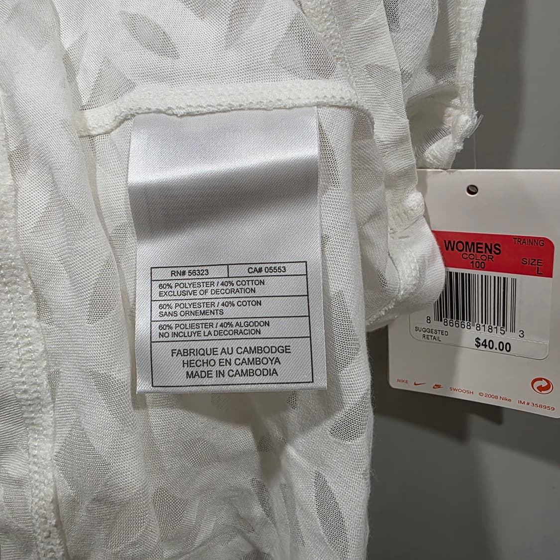 나이키 드라이핏 여성 기능성 스포츠 나시티 (새상품) 상품이미지7