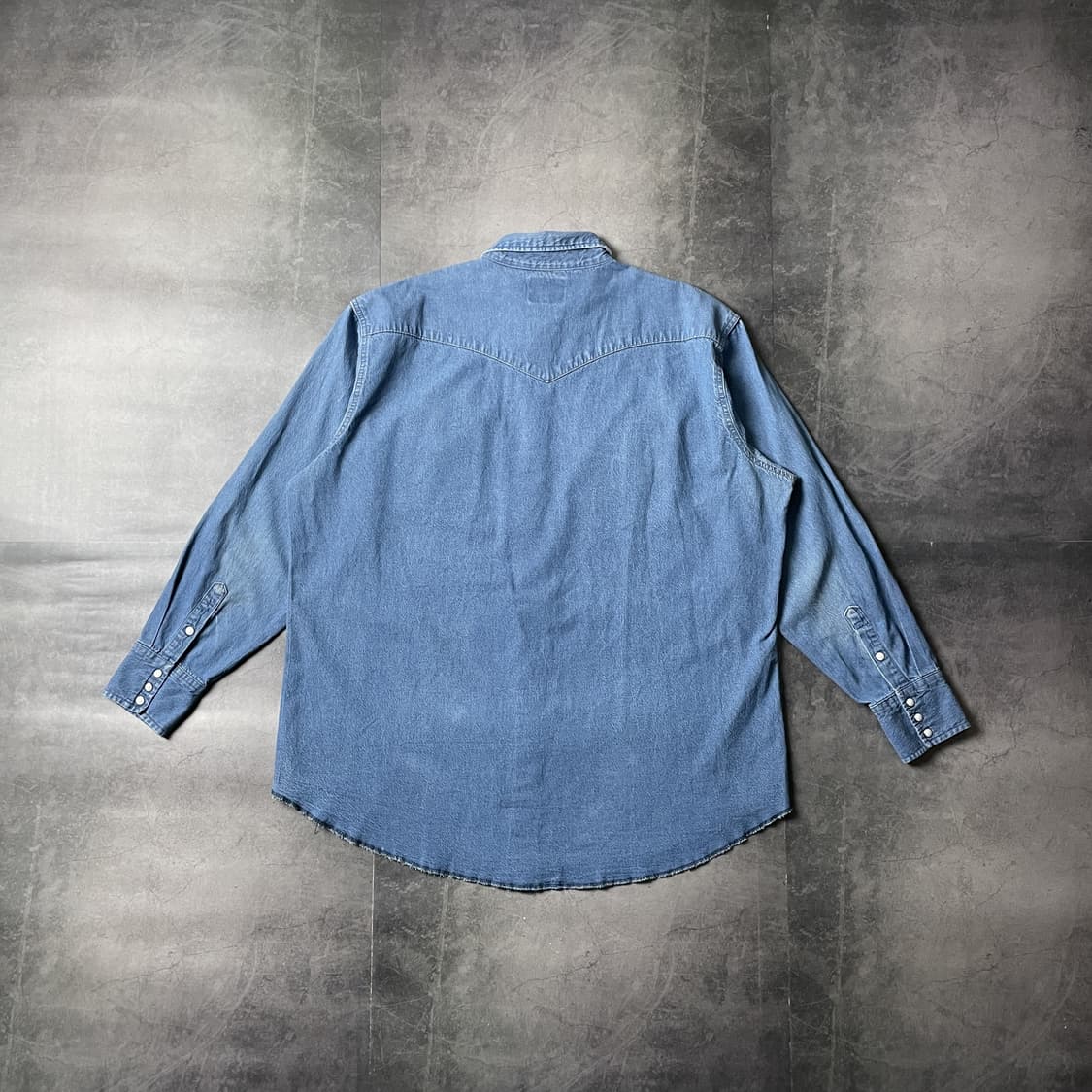 WRANGLER 랭글러 빈티지 웨스턴 데님 코튼 셔츠 A00502 상품이미지7