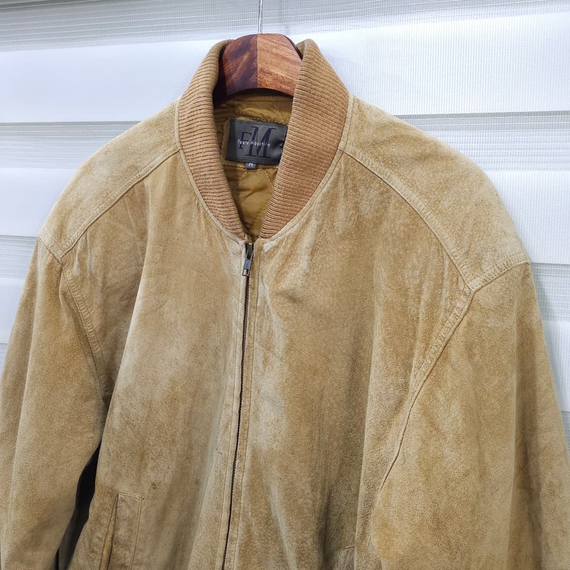 JAPAN 80-90s 빈티지 스웨이드 봄버 자켓- M 상품이미지2