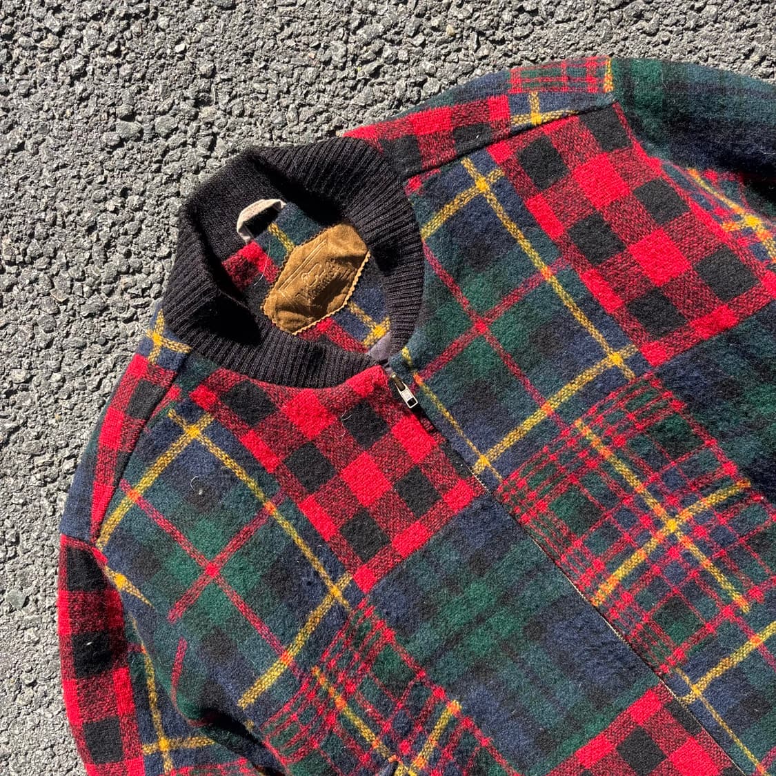 빈티지 울리치 패치워크 울 자켓 상품이미지4