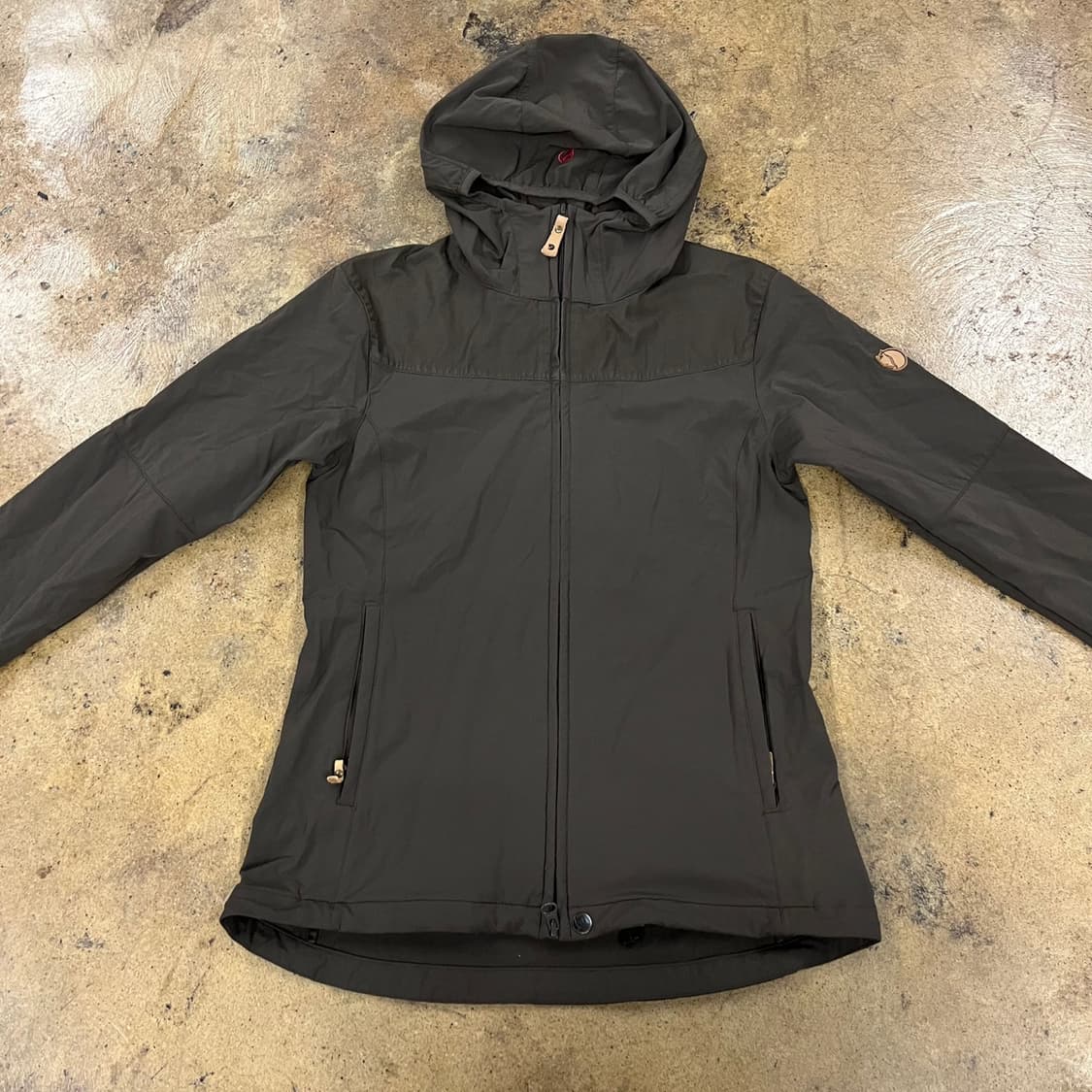 [정품/S] 피엘라벤 후드 자켓 다크 올리브색 b19 상품이미지3