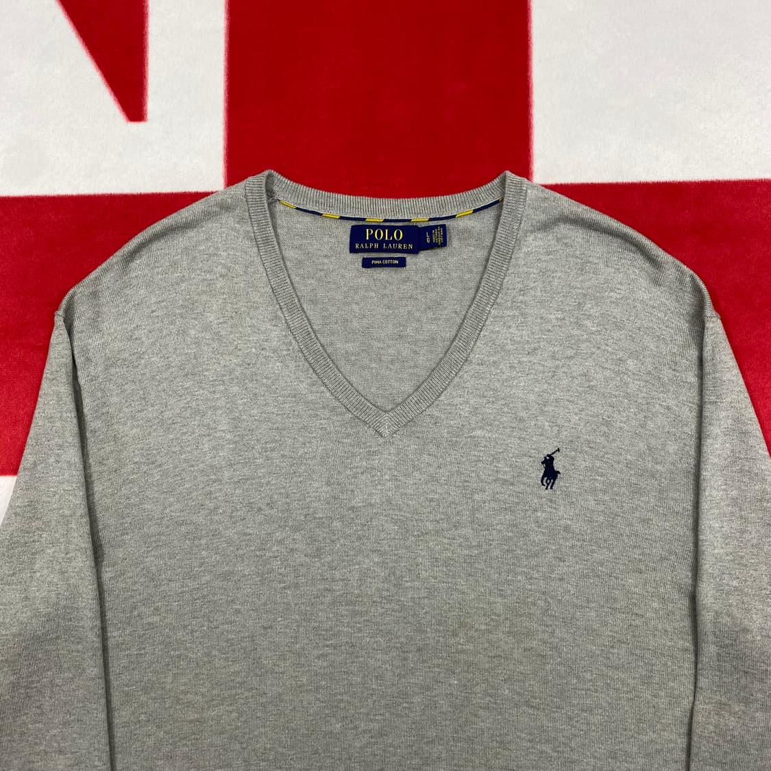 폴로 니트 L 상품이미지3