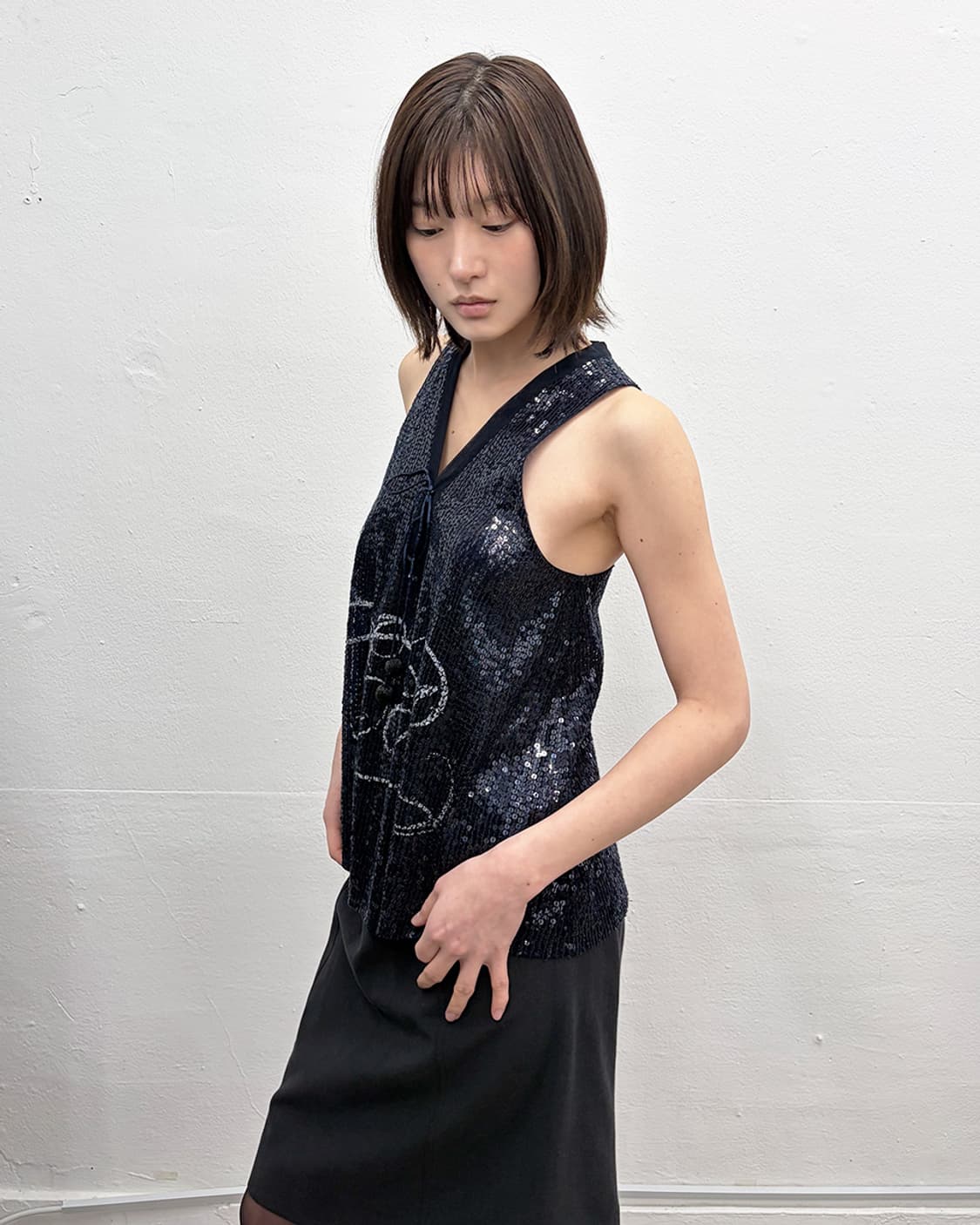 엠포리오 아르마니 2009S/S 세퀸 슬리브리스 상품이미지4