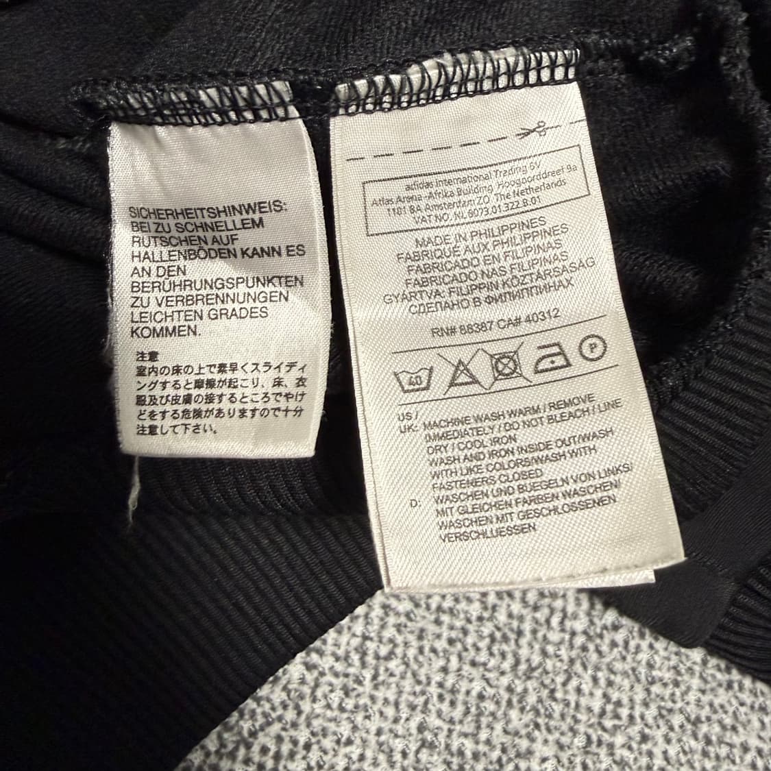 아디다스 파이어버드 져지 블랙 골드 해외 M 트랙탑 검금 상품이미지4