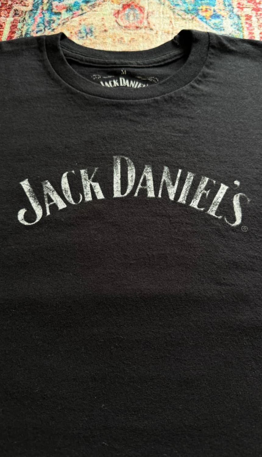 vtg JACK DANIEL'S black T-shirt 상품이미지4