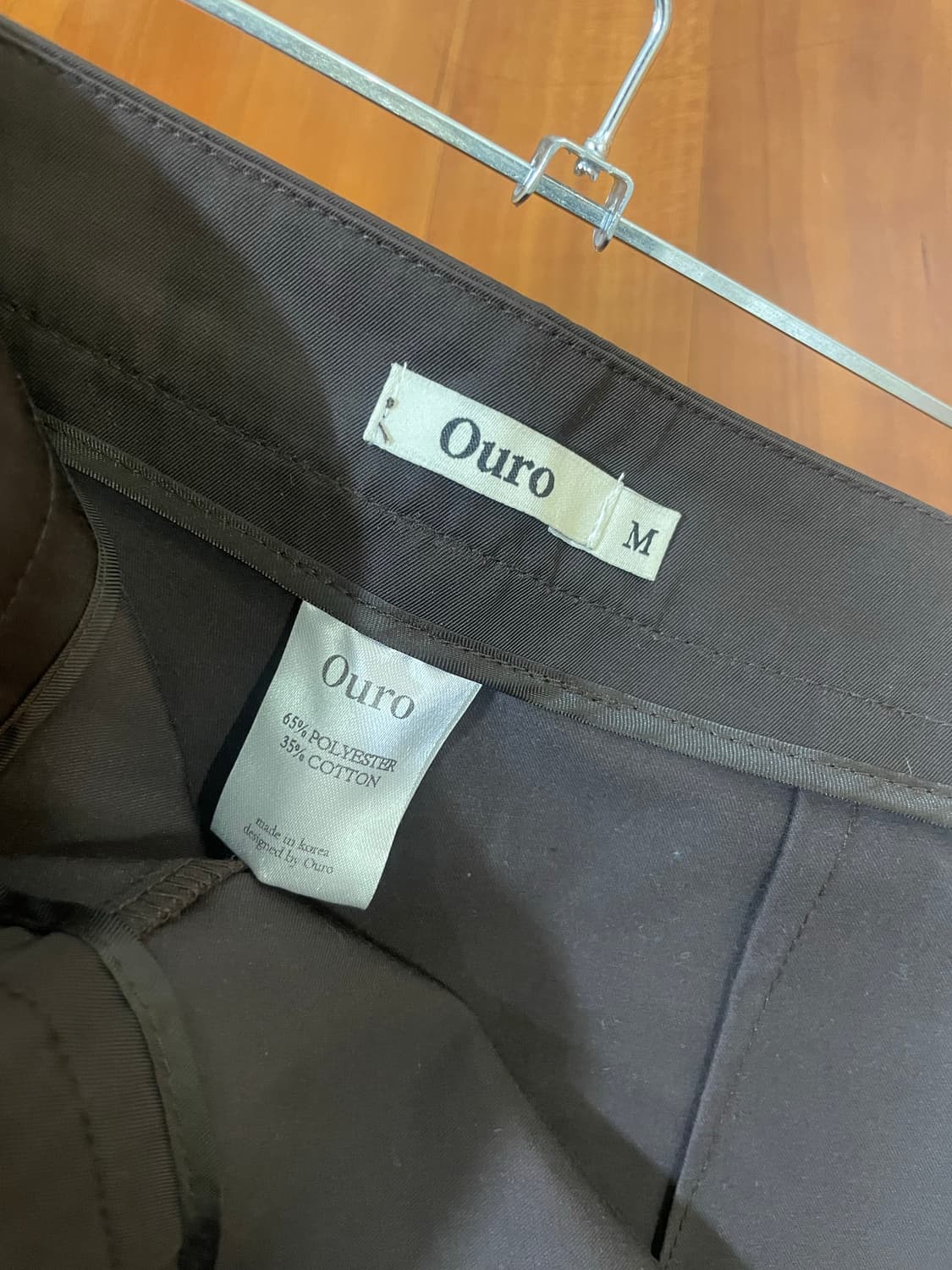 아우로 팬츠 스커트 브라운 M 상품이미지3