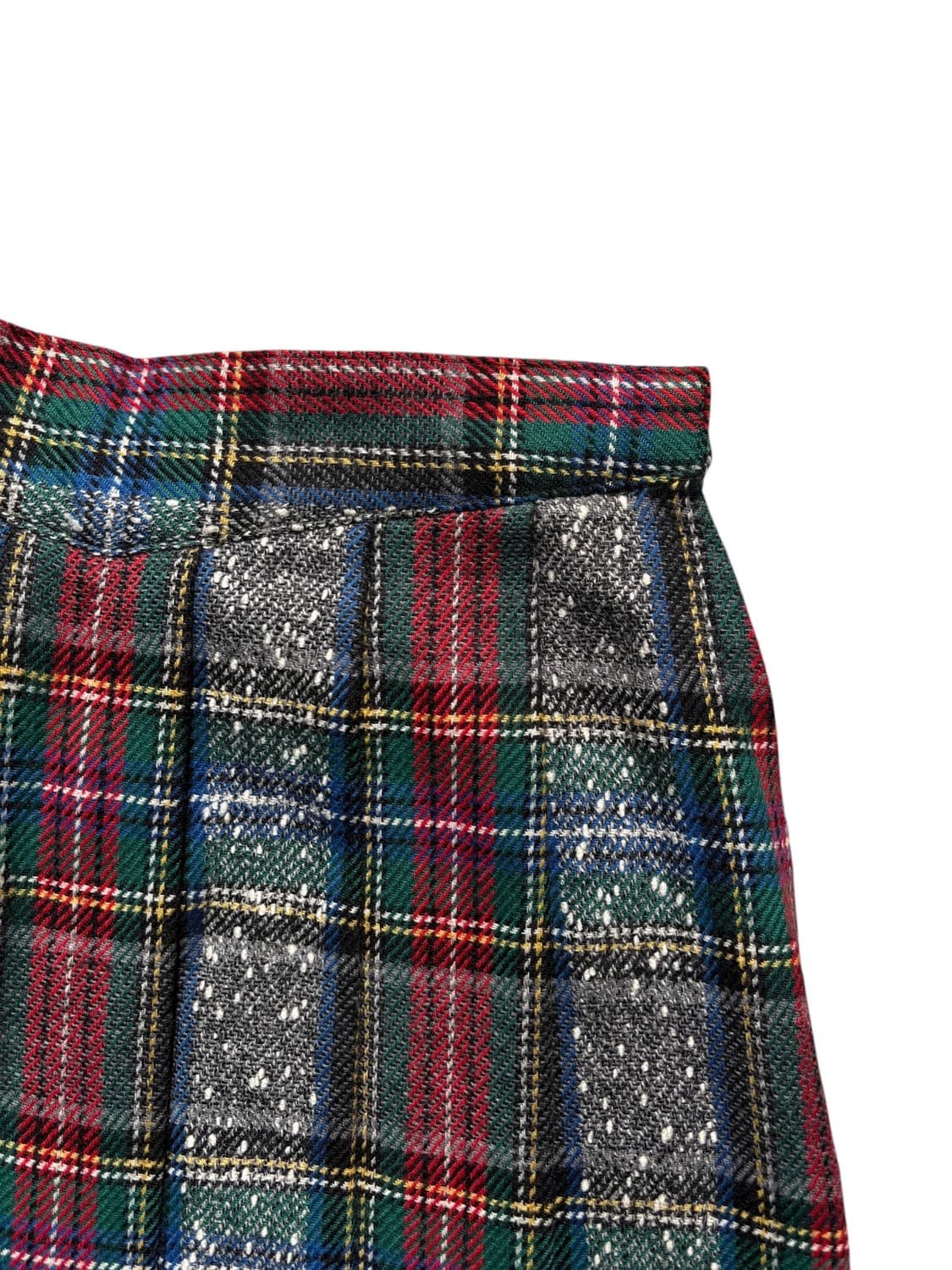 vintage check wool skirts 상품이미지4