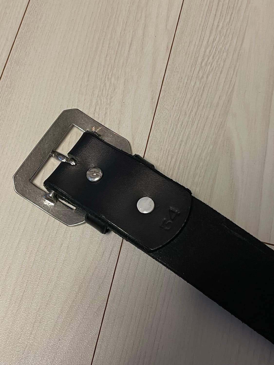 레인보우컨트리 싱글핀 개리슨벨트 블랙 34 상품이미지3