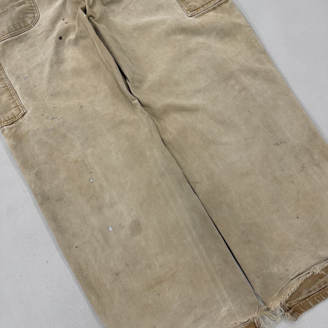 칼하트 OG 가죽패치 페이딩 카펜터 와이드 덕캔버스 워크팬츠 상품이미지8