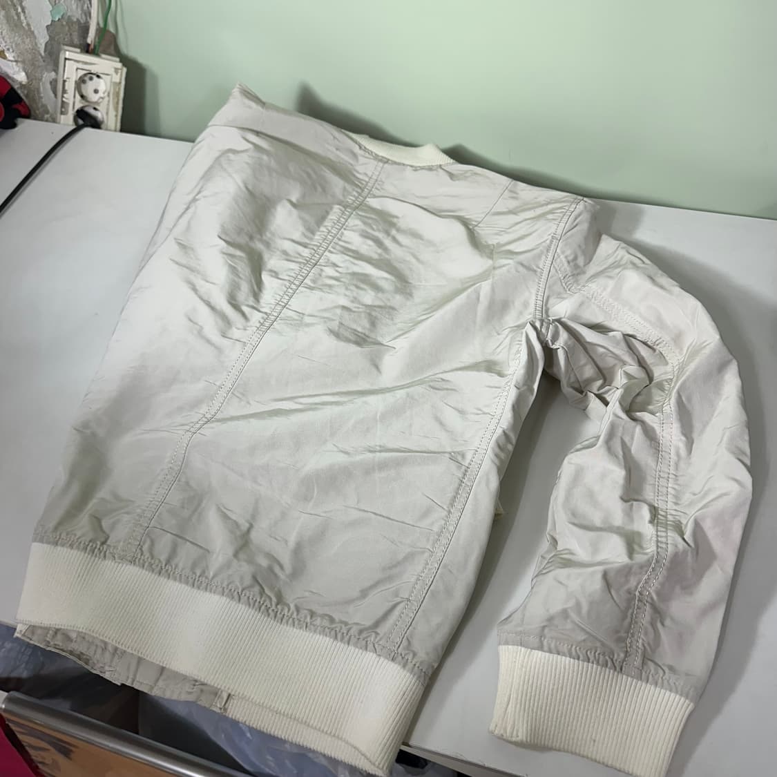 50 M 솔리드옴므 라이트베이지 MA1 항공자켓 상품이미지7