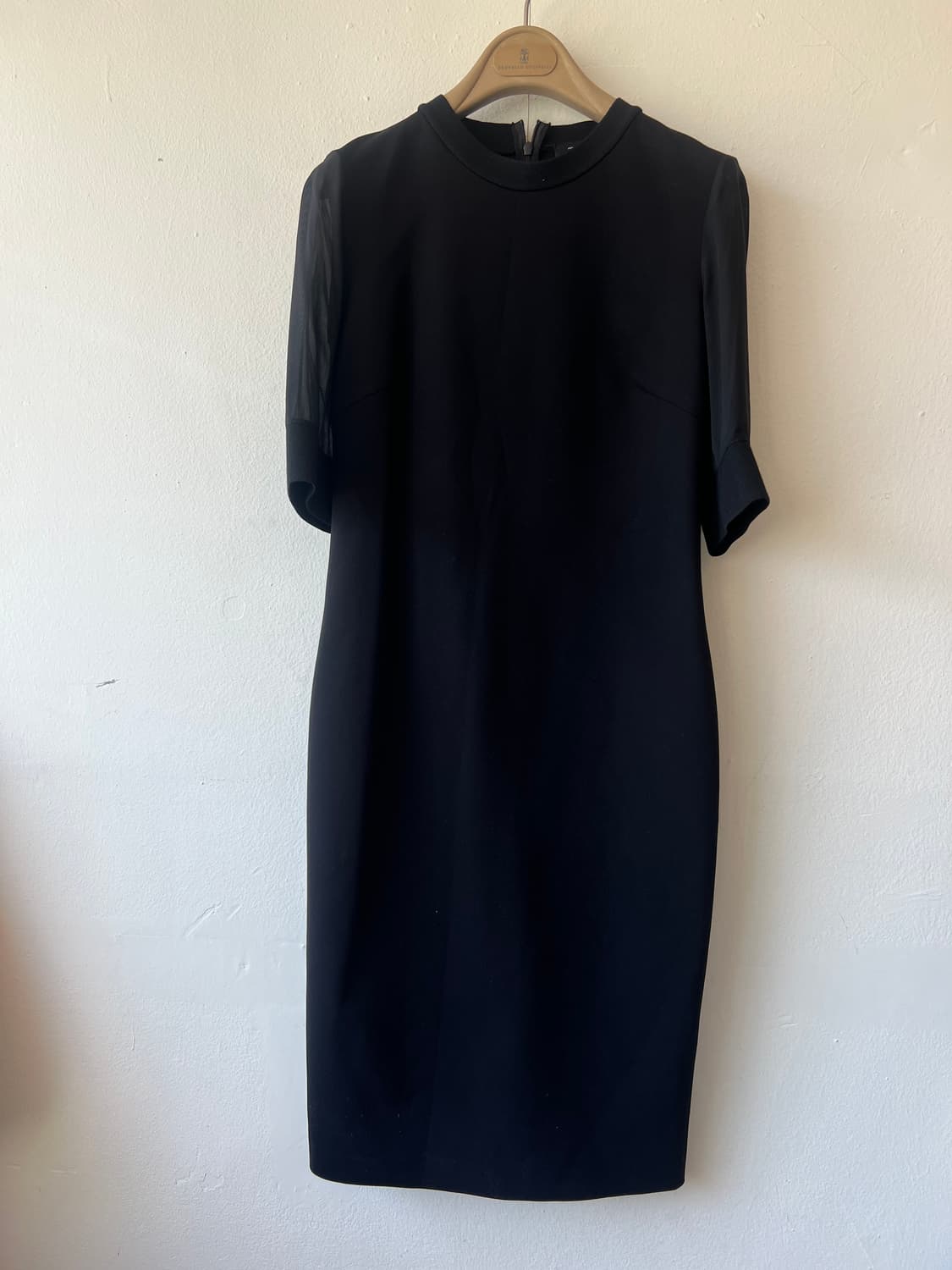 타임 여성 블랙 라운드시스원피스 하객룩원피 상품이미지2