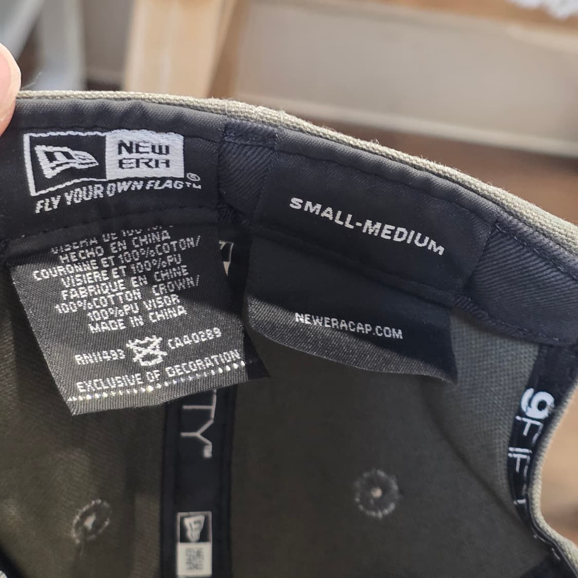 L5-5:뉴에라 9FIFTY 올리브 패치 스냅백 (약 56-59cm) 상품이미지9