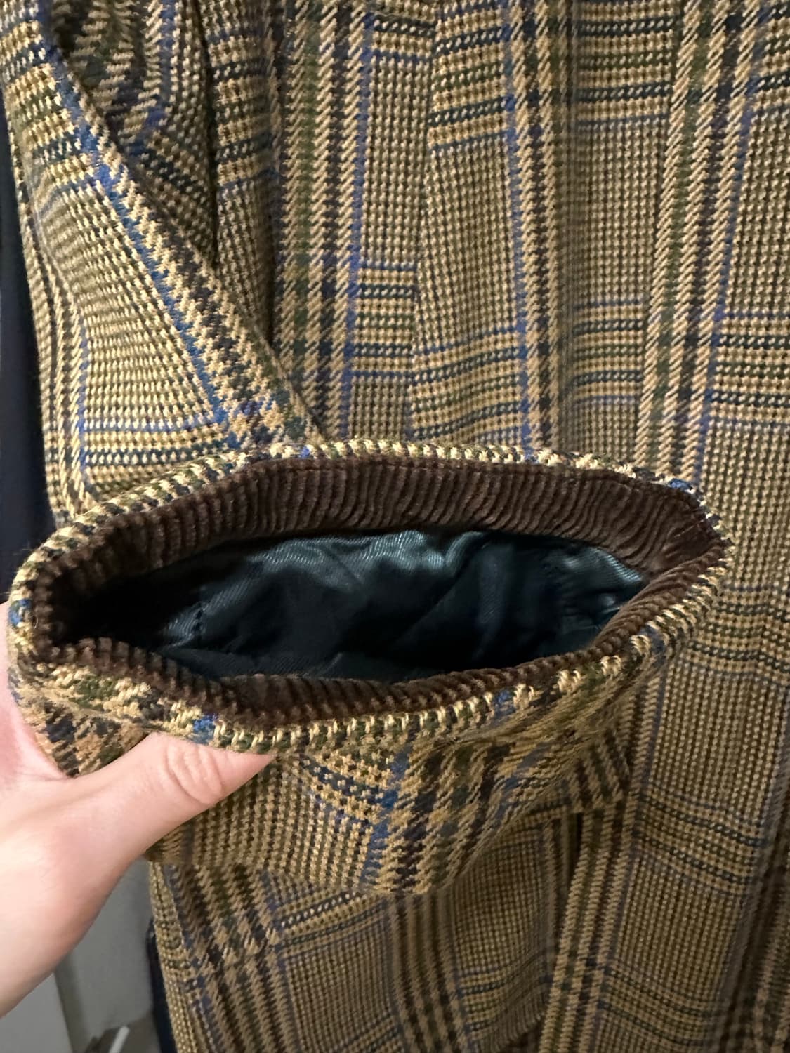 바스통 186 브라운 체크 상품이미지4