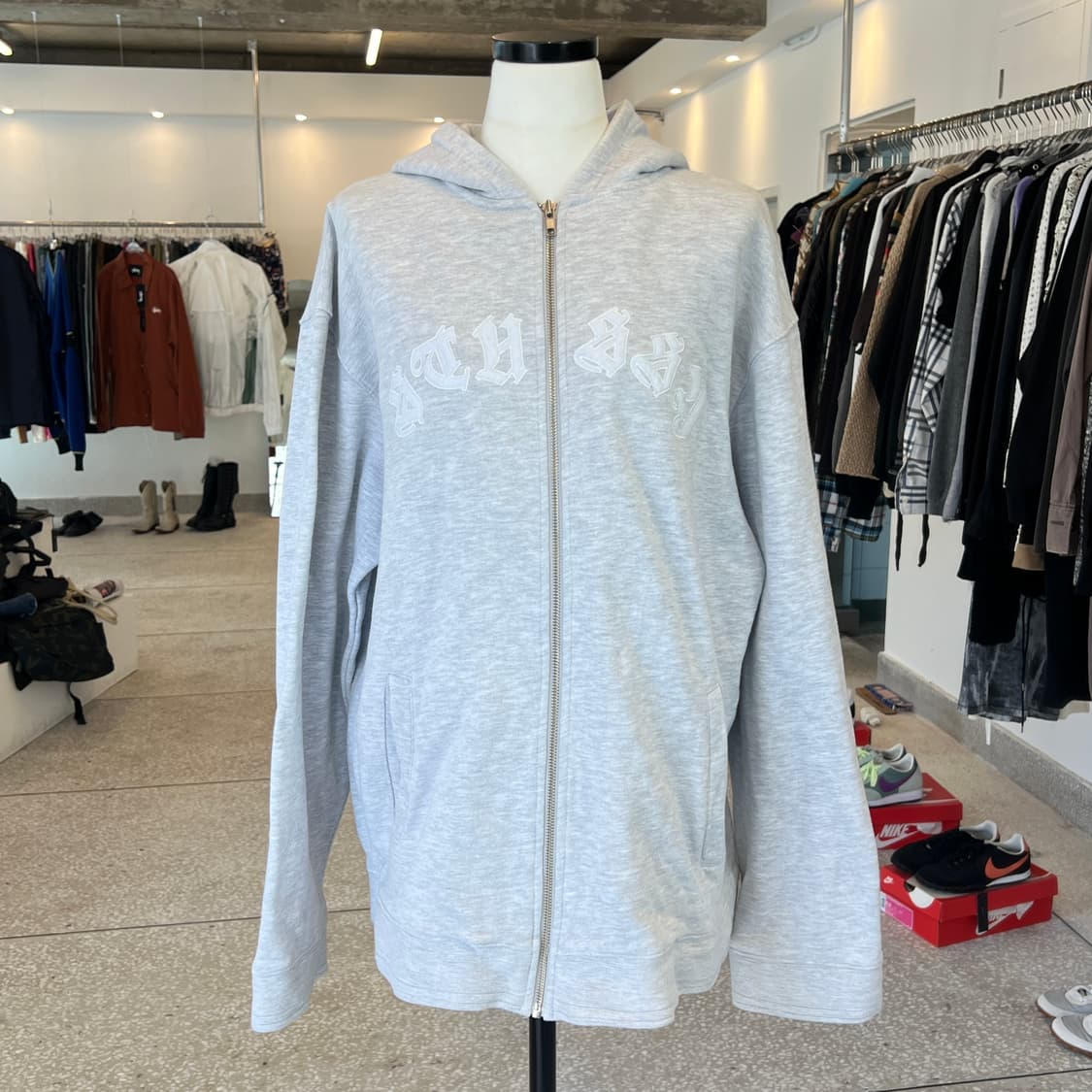 Stussy Melange Hoodie Up 상품이미지1