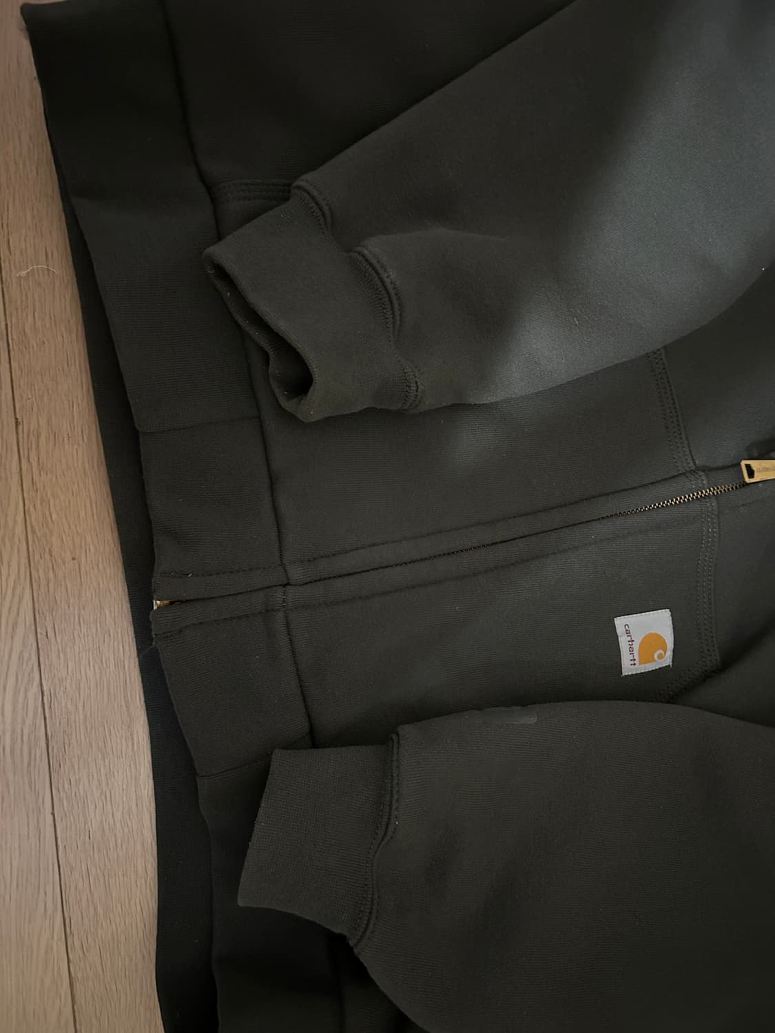 칼하트 레이디펜더 카키 후디집업M 상품이미지2