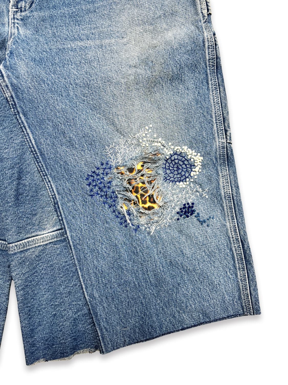 Carhartt Boro Sashiko Distressed Shorts 상품이미지4